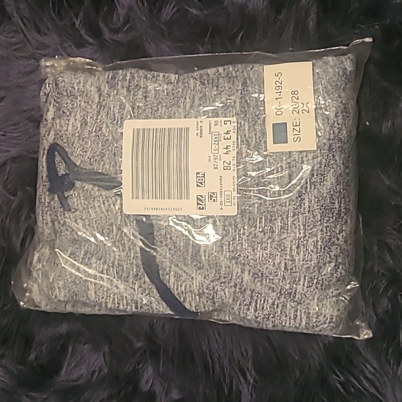 Navy blue and white lounger jacket - Picture 1 of 4